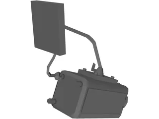 Video Security Camera 3D Model preview