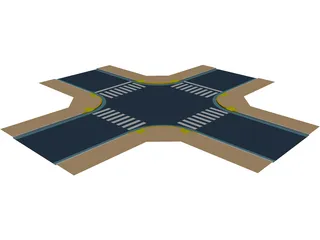 City Junction 3D Model preview