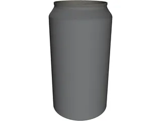 Can Soda Closed 3D Model preview