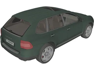Porsche Cayenne Turbo (2005) 3D Model preview