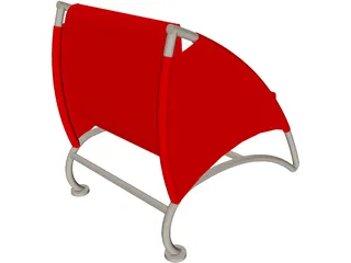 Chair Ascari 3D Model preview