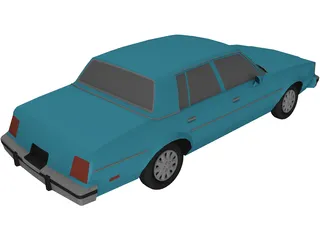 Oldsmobile Cutlass Brougham (1981) 3D Model preview