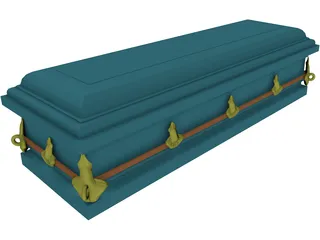 Coffin 3D Model preview