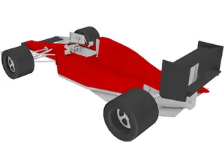 Race Car 3D Model preview