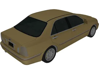 Toyota Progres (2001) 3D Model preview