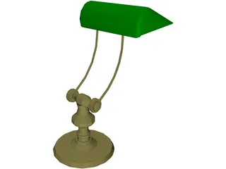 Desk Lamp 3D Model preview