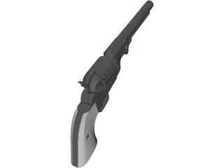 Colt Army 3D Model preview