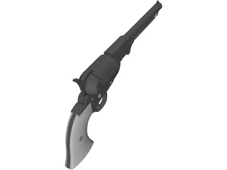 Colt Dragoon 3D Model preview