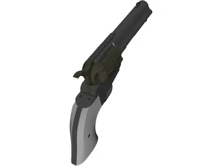 Colt Peacemaker 3D Model preview