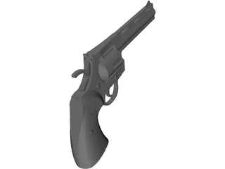 Colt Python 6 Inch 3D Model preview