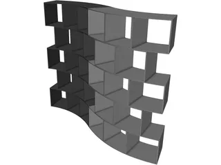 Storage Rack 3D Model preview