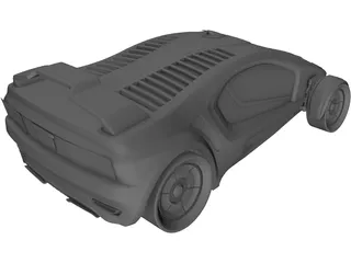 SkyCar Unity 3D Model preview