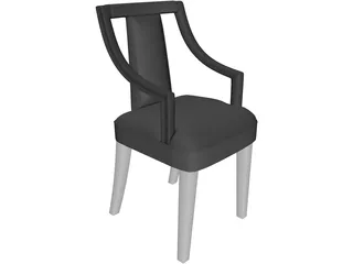 Chair Wood 3D Model preview