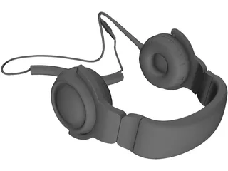 Headphones 3D Model preview
