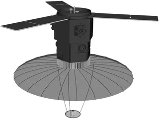 Spy Satellite 3D Model preview