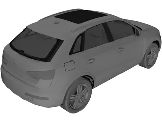Audi Q3 3D Model preview