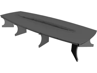 Conference Table 3D Model preview