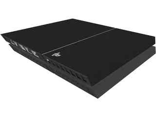 Sony PlayStation 4 (PS4) 3D Model preview