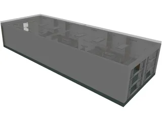 Hospital Recovery Room 3D Model preview
