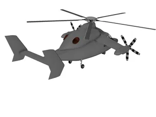 Eurocopter X3 3D Model preview