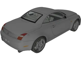 Lexus SC430 3D Model preview