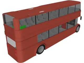 London Bus 3D Model preview