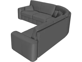 Sofa Indigoran Iden 3D Model preview