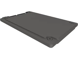 1.8 HDD SATA 3D Model preview