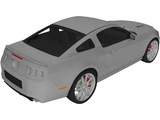Ford Mustang 3D Model preview