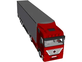Mercedes-Benz Actros 3D Model preview