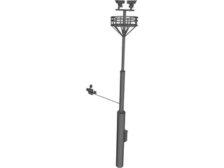 DSRC Traffic Camera 3D Model preview