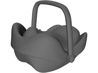 Infant Car Seat 3D Model preview
