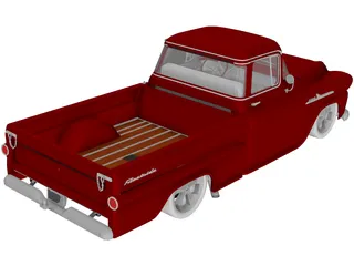 Chevrolet Apache Fleetside (1958) 3D Model preview