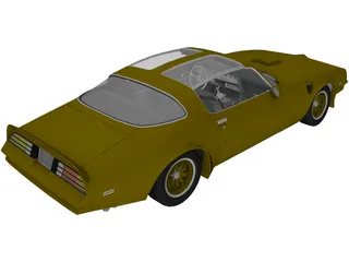 Pontiac Trans Am (1977) 3D Model preview