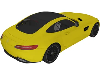 Mercedes-Benz AMG GT (2016) 3D Model preview