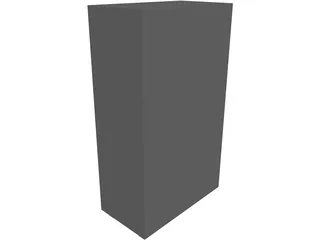 Sub Zero 48 Fridge 3D Model preview
