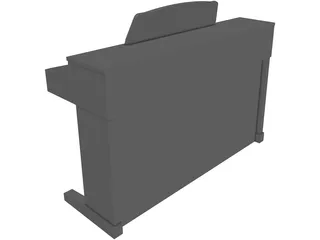Kawai CA-5 Rosewood Digital Piano 3D Model preview