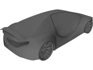 Z02 Concept Car 3D Model preview