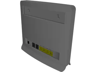 HUAWEI 4G Modem 3D Model preview