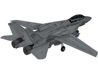 Grumman F-14 Tomcat 3D Model preview
