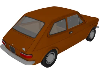 Fiat 127 (1971) 3D Model preview