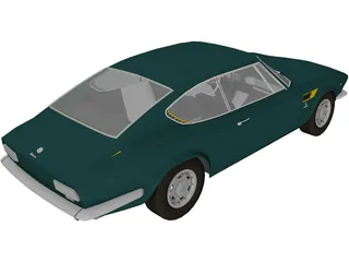 Fiat Dino Coupe (1967) 3D Model preview