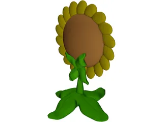 Sunflower 3D Model preview
