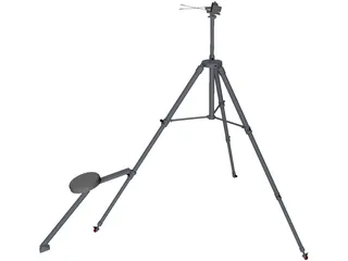 Camera Tripod 3D Model preview