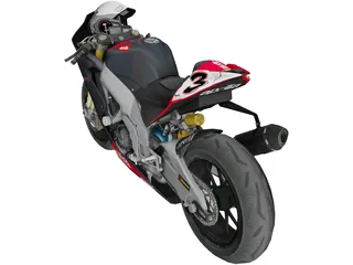Aprilia RSV4 3D Model preview