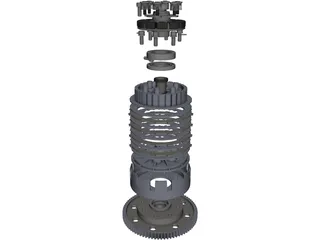 Clutch 3D Model preview