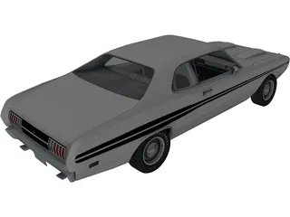 Dodge Demon 3D Model preview