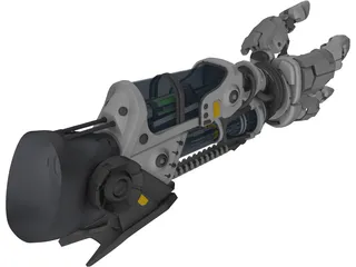 Robot Hand 3D Model preview