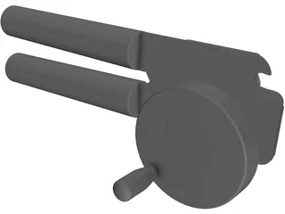 Can Opener 3D Model preview