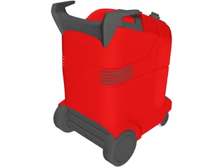 Industrial Vacuum Cleaner 3D Model preview